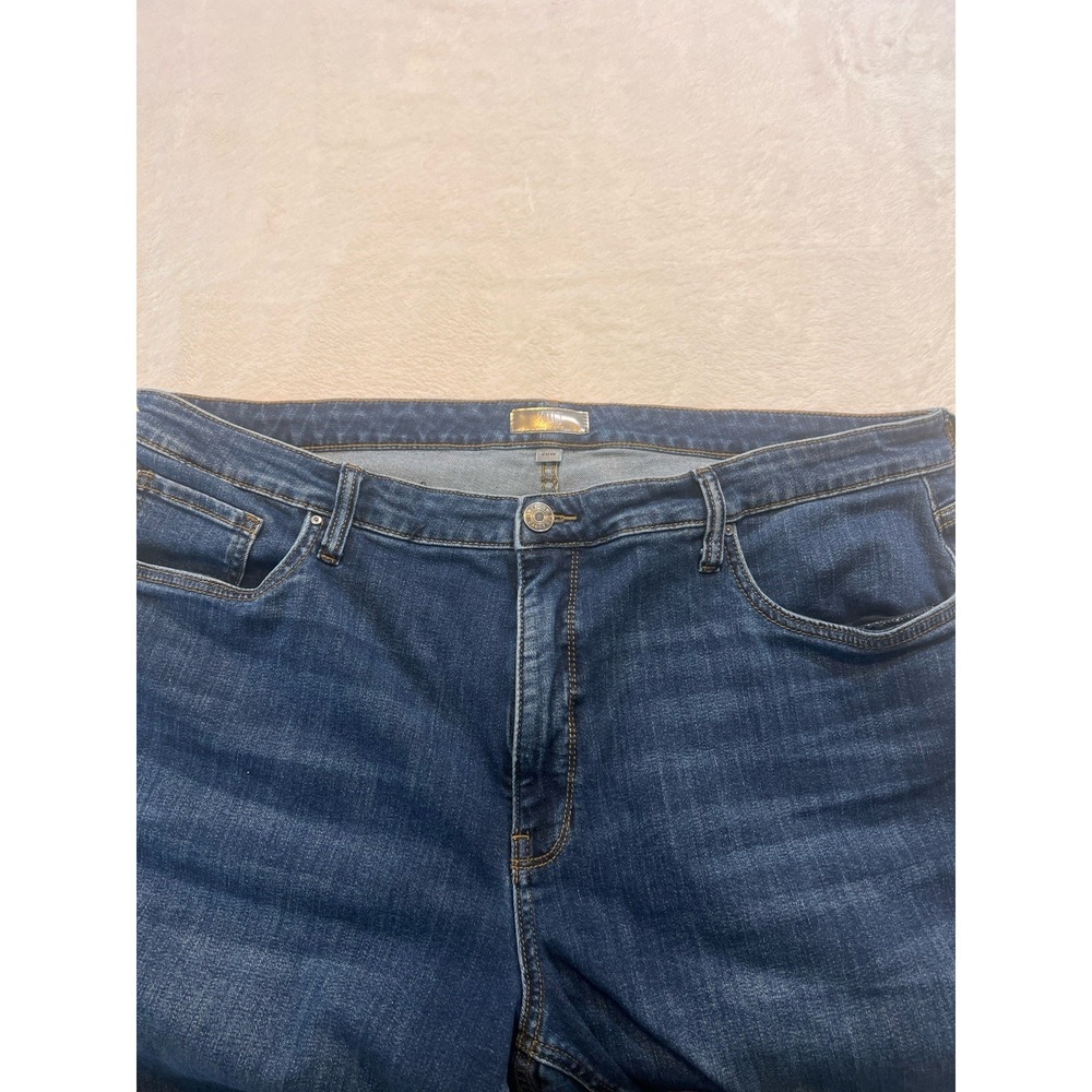 Kut From The Kloth Jeans 22W Naomi Girlfriend Ankle Straight Fab Ab High Rise - Picture 3 of 7